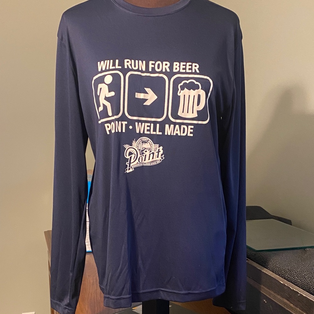 Men's Navy Long Sleeve Shirt
